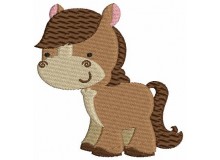 Stickmuster - Bauernhof - Pferd